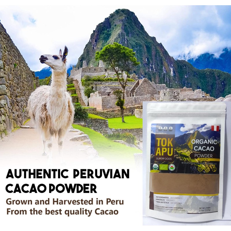 Organic Cacao Powder – 100% Pure, Product Imported from Peru.