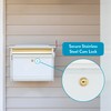 Architectural Mailboxes MailSafe™ Locking, Wall-Mounted Mailbox for Outside, Rust-Resistant Plastic