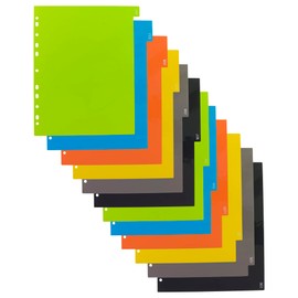 eco-eco A4 50% Recycled January - December Wide File Dividers