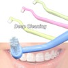 HRASY Orthodontic Toothbrush Small Tuft Toothbrush Tiny Compact Interspace Brush