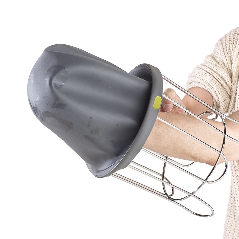 Polder Kitchen Composter-Flexible Silicone Bucket inverts for Emptying and Cleaning