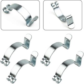 4Pcs Silver Stainless steel Car Air Filter Cleaner Housing Box Lid Spring Clip Clamp Car Assecories Replacement Parts Air Filters & Accessories