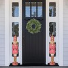 Haute Decor 37 Inch Tall Christmas Nutcracker (Pink, Gold) -