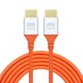cablecc Ultra Soft High 4K HDMI to Standard HDMI Flex HDTV Cable Hyper Super Flexible Cord High Speed Type-A Male to Male for Computer HDTV 50cm