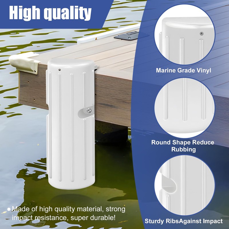 Dock Bumper Fender, Inflatable Protection - Heavy Duty Boat Dock