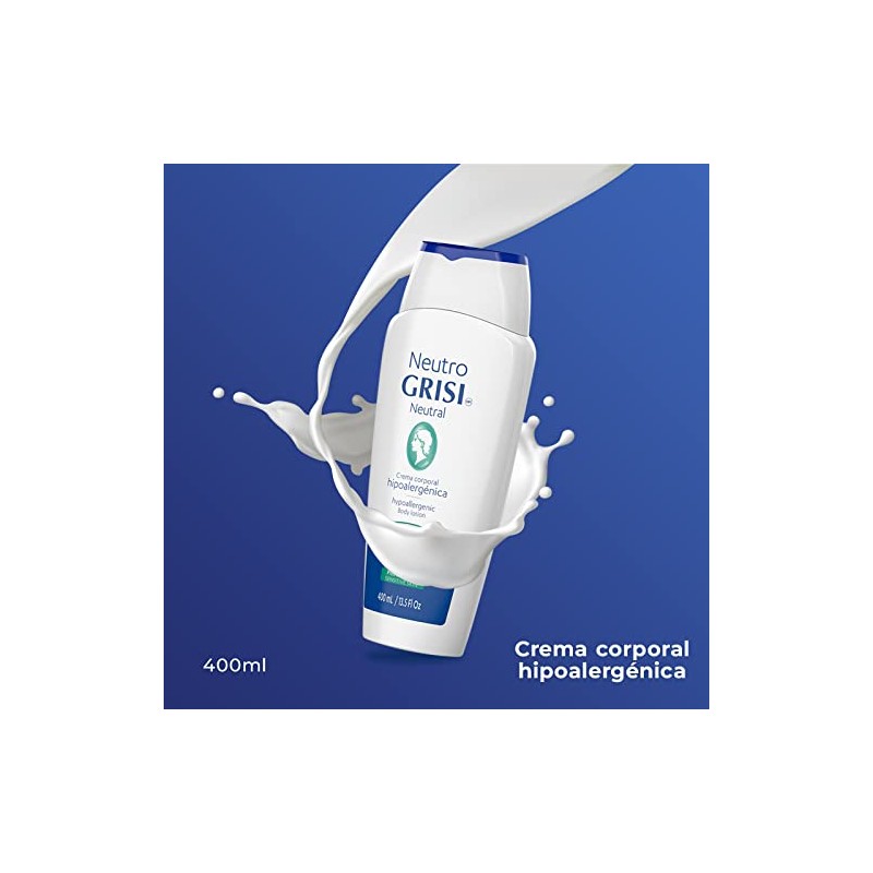 Crema corporal Grisi Neutro hipoalergénica 400 ml