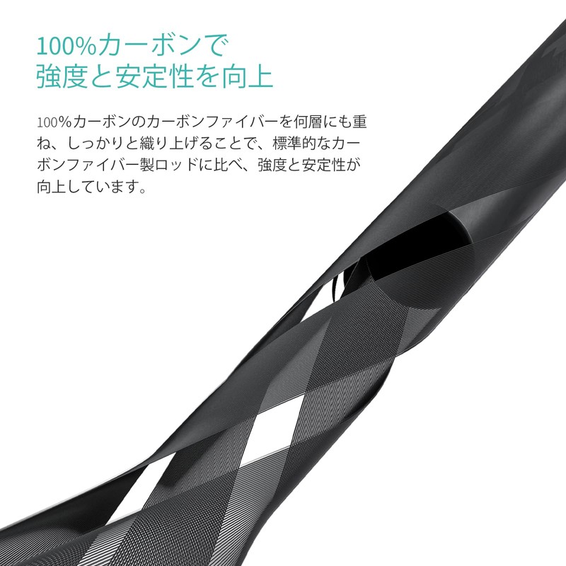 TILTA 15mm Carbon Rod Set, 7.9 inches (20 cm), TA-15RS-20-CF