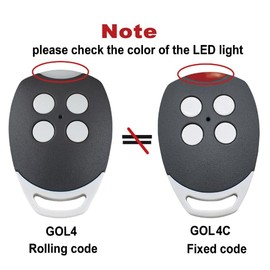 Garage Door Opener Remote Control Compatible with Ditec GOL4 Garage Door Remote Control Universal Pack of 2