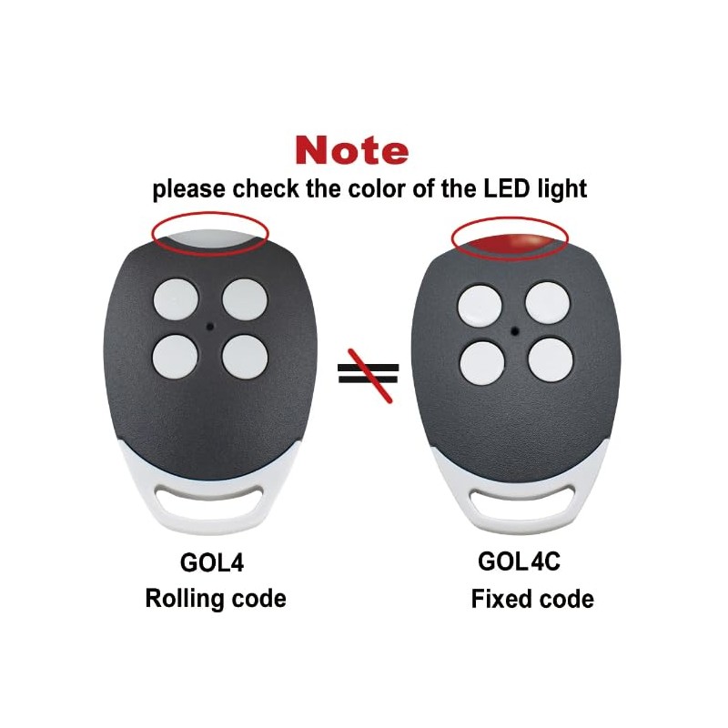 Garage Door Opener Remote Control Compatible with Ditec GOL4 Garage