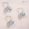 FABACH Best Grandma Keyring Guardian Angel Lucky Charm with Heart