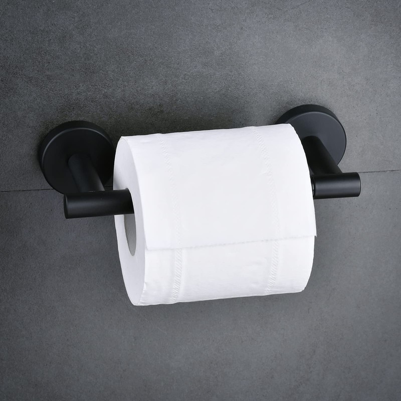 Toilet Roll Holder, NEWRAIN Bathroom Toilet Roll Holder Wall Mounted,