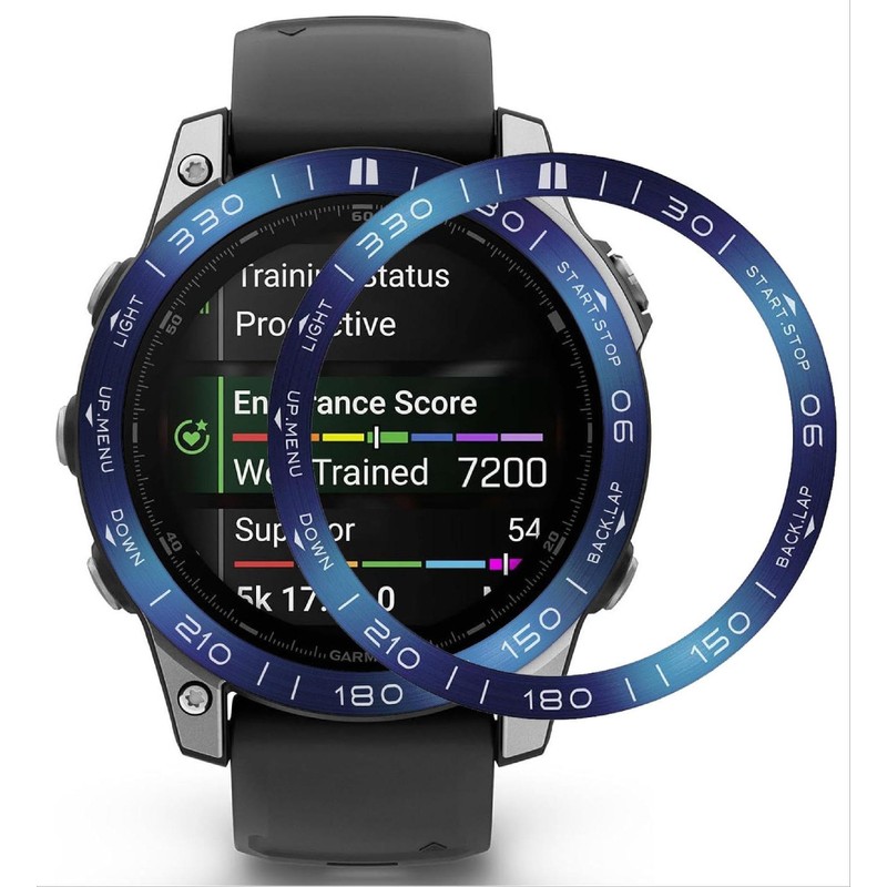 GIOPUEY Bezel Protective Cover Compatible with Garmin Fenix 8 47mm,