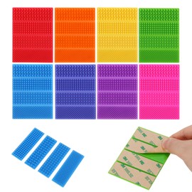 Textured Sensory Stickers – 8 Pack Silicone Fidget Strips for Kids & Adults with ADHD, Autism & Anxiety – Quiet Toys for Desk, Travel & Office – Great for Gifting, Rewards & Fillers