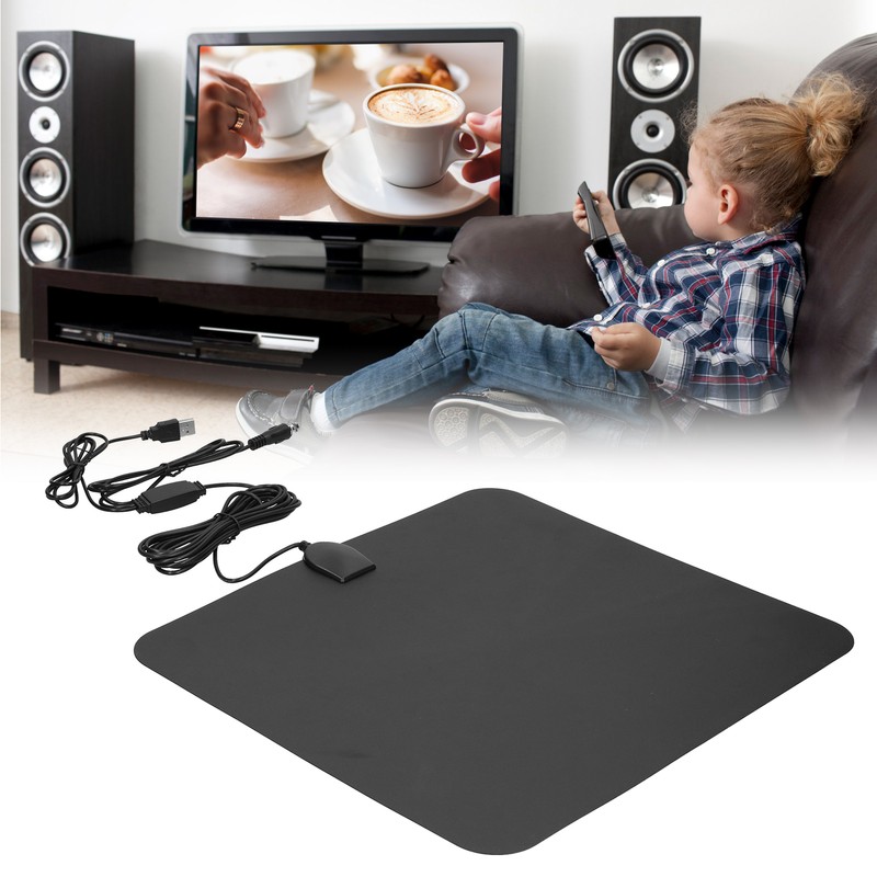 HDTV Antenna Indoor HighDefinition TV Antenna Receiving 80Mile Range Signal