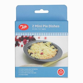Tala Everyday Mini Pie Dishes, Non-Stick with Easy Food Release, Dishwasher, Fridge and Freezer Safe, Ideal for pies and crumbles