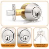 Probrico Keyed Alike Double Cylinder Deadbolt, 2 Side (Both) Keyed