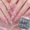 MUIF Easy cross chrome 6-piece mold nail parts, 1 piece, chrome cross, 6-piece / 무이프 손쉬운 십자가 크롬 6구 몰드 네일 파츠, 1개, 크롬십자가,6구