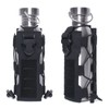 Tactical Molle Water Bottle Pouch, Adjustable Black Laser Cut Water