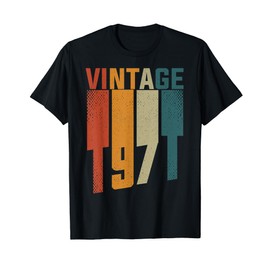 Vintage 1971's 1971 Style Clothing Women Men 53rd Birthday T-Shirt