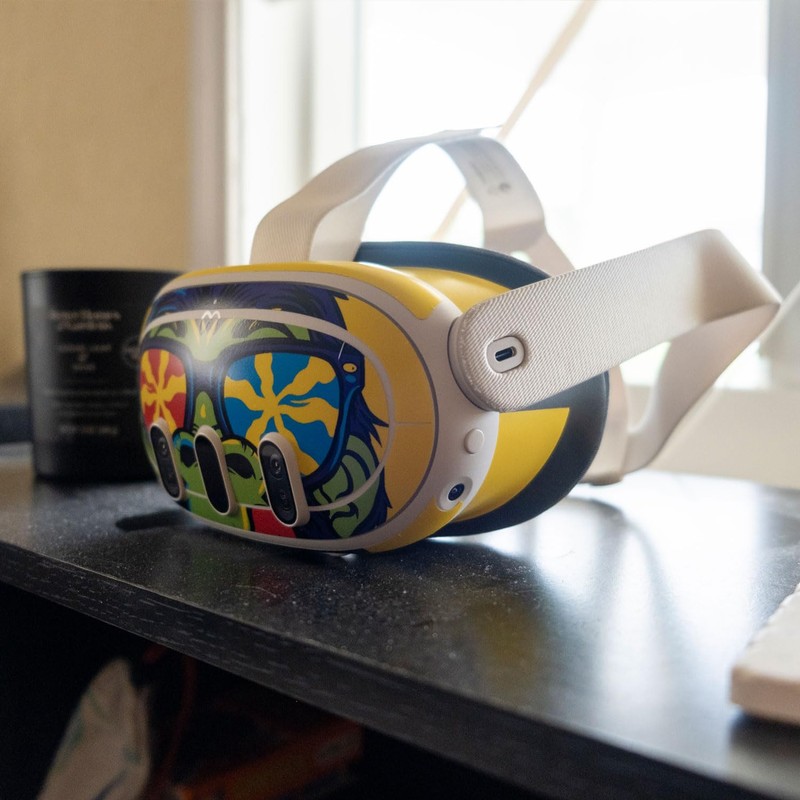 MightySkins Glossy Glitter Skin Compatible with Meta Quest 3 -