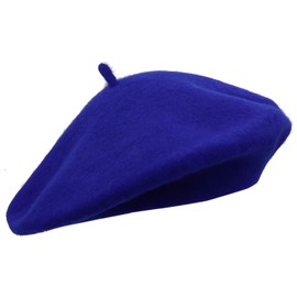 Umeepar Ladies Wool French Beret Hat, royal