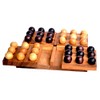 Knobelholz Pentalogic Wooden Strategy Game for 2 Players, Tactical Game