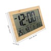 NOLITOY 1Pc Large Display Digital Hanging Calendar Clock Wall Mounted