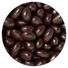 Dark Chocolate Covered Almonds, 2 Pound Bulk Bag, Chocolate Covered Nuts, The Hampton Popcorn & Candy Company