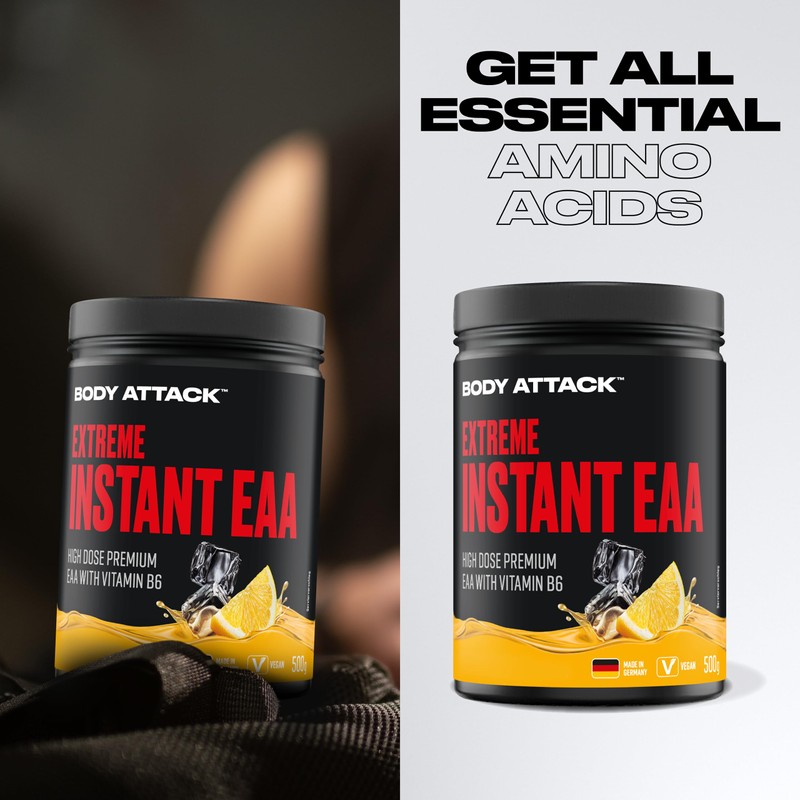 Body Attack Extreme Instant EAA Powder - Ice Tea Lemon,