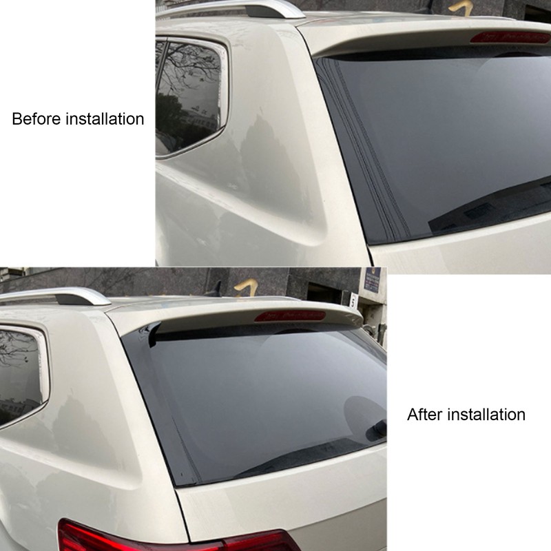 2PCs Rear Window Side Spoiler Automobile Rear Windowshield Spoiler Replacement