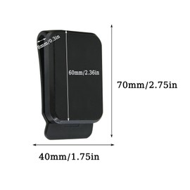 WUYUNTAI Magnetic Tool Holder, Magnetic Belt Clip Heavy Duty Tool Belts for Hammer Screwdrivers, Adjustable Wrench, Nails or Any Magnetic Tools and Hardware 2Pcs ﻿