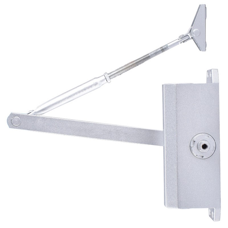Automatic Door Closer Punch Free Adjustable 180 Degrees Automatic Closing