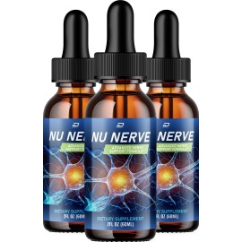 Nu Nerve (3 Pack) Nu Nerve – NuNerve Extra Strength All Natural Healthy Organic Support