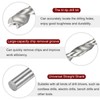 sourcing map 3pcs Brad Point Drill Bit 8mm(5/16") Dia Straight