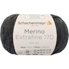 Schachenmayr 170 9807551 Extra Fine Merino Wool, Hand Knitting Yarn, Pure New Wool, 10 x 10 x 7 cm