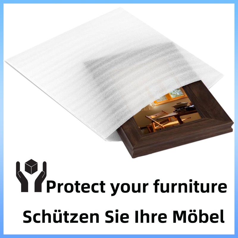 Foam Film Packaging Material 100 Pieces Bubble Wrap Moving Foam