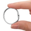 OFKP 100 Pcs Binder Rings, 25mm Leaf Binders Book Rings
