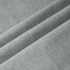 YISURE Grey Shower Curtain Linen Style Without Hooks Needed, 72x72