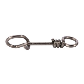Strength Stainless Steel Quick Connection, 50Pcs Strong Premium Fishing Equipment Clip Connector Tackle Accessory for Quick Connect Lures #1