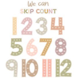 Teacher Created Resources Terrazzo Tones Skip Counting/Multiples Jumbo Numbers Bulletin Board (TCR7203)