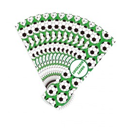 Water Bottle Labels 24 pcs Soccer Happy Birthday Water Bottle Labels Water Bottle Stickers Labels for Baby Shower Decor Dessert Table Wraps Birthday Party Decorations Soccer Water Bottle Labels Green