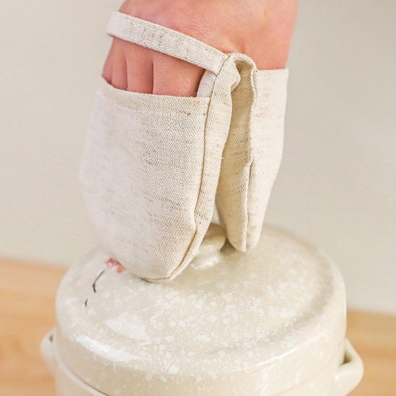 Ciieeo Heat Resistant Kitchen Oven Gloves and Scald Mitts for