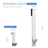 Simtive Extended Shower Door Hooks (10-Inch), Over Door Hooks for