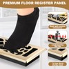10 Pack 4 × 10 Inch Bronze Floor Vent Covers