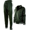 ChoiceApparel Mens Athletic 2 Piece Tracksuit Set (Large, 877-Olive)
