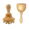 Maderotherapy Set Manual Wood Therapy Massage Tool Massage Cup and