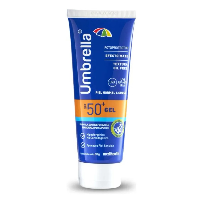 Protector Solar en Gel Umbrella FPS 50 para Piel Grasa