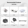 SMALLRIG 1/4 Male to 1/4 Male Threaded Screw Adapter (2PCS)