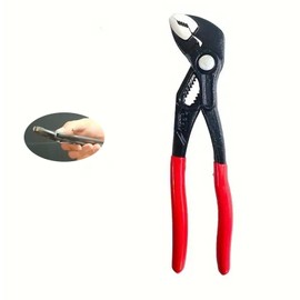 Cobra Water Pump Pliers,Groove Joint Pump Plier, Industrial Grade Steel Comfort Grip,Gripping Bolts, Pipes, and Fittings，Quick Adjustable Serrtated V Jaw Tongue and Groove Pliers，Groove Joint Pliers