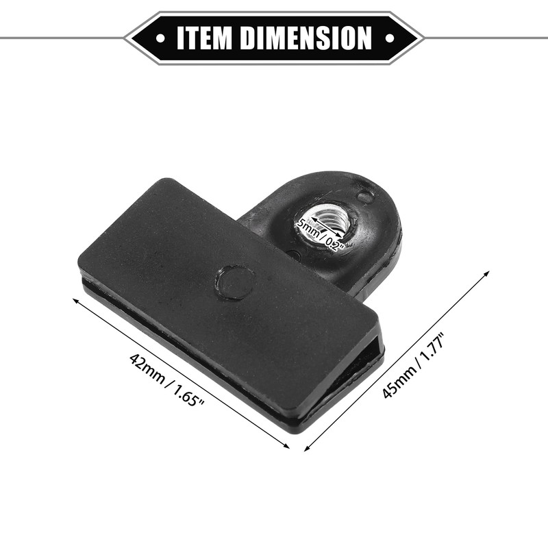 X AUTOHAUX 2 Pcs Window Door Glass Channel Retainer Clip,